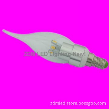 hot sale dimmable 3w led candle lamp AC85-265V e14